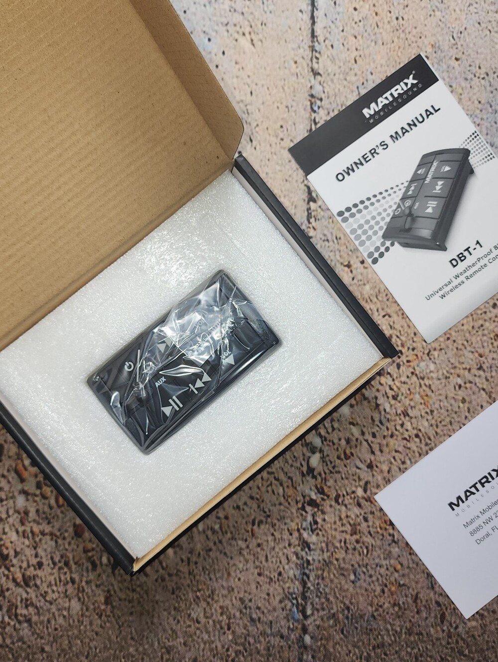 Matrix Mobile Sound Universal Weatherproof Bluetooth Wireless Remote Controller - Picture 2 of 11
